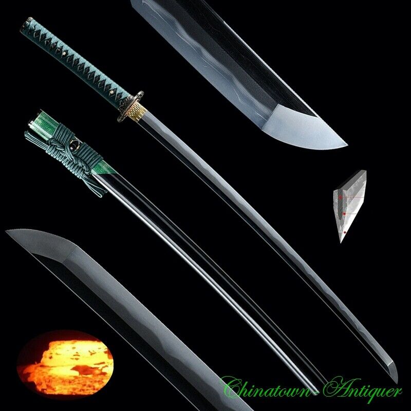 Japanese Sword Katana Kobuse Jihada Forged Steel + T10 Steel Clay Tempered #2843
