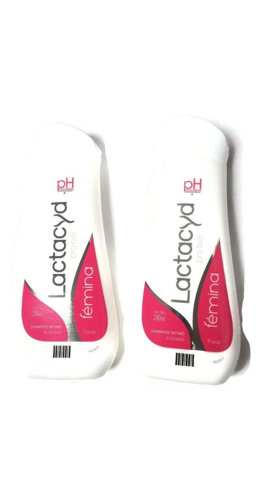 2 Bottle Lactacyd Pro-bio(femina Floral)shampoo Íntimo De Uso Diario 2 X 200ml
