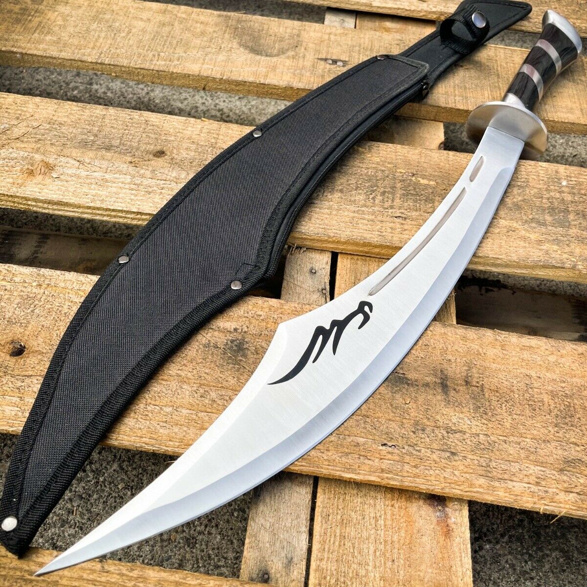 25" Aladdin Style Arabian Scimitar Sword Prince Persia Pirate Cutlass Blade